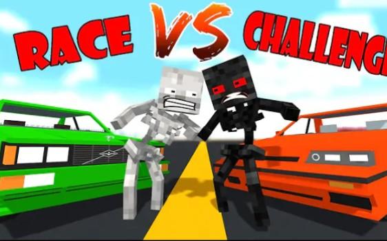 MC怪物学院动画丨The Fast And The  Furious Racing Challenge丨我的世界动画