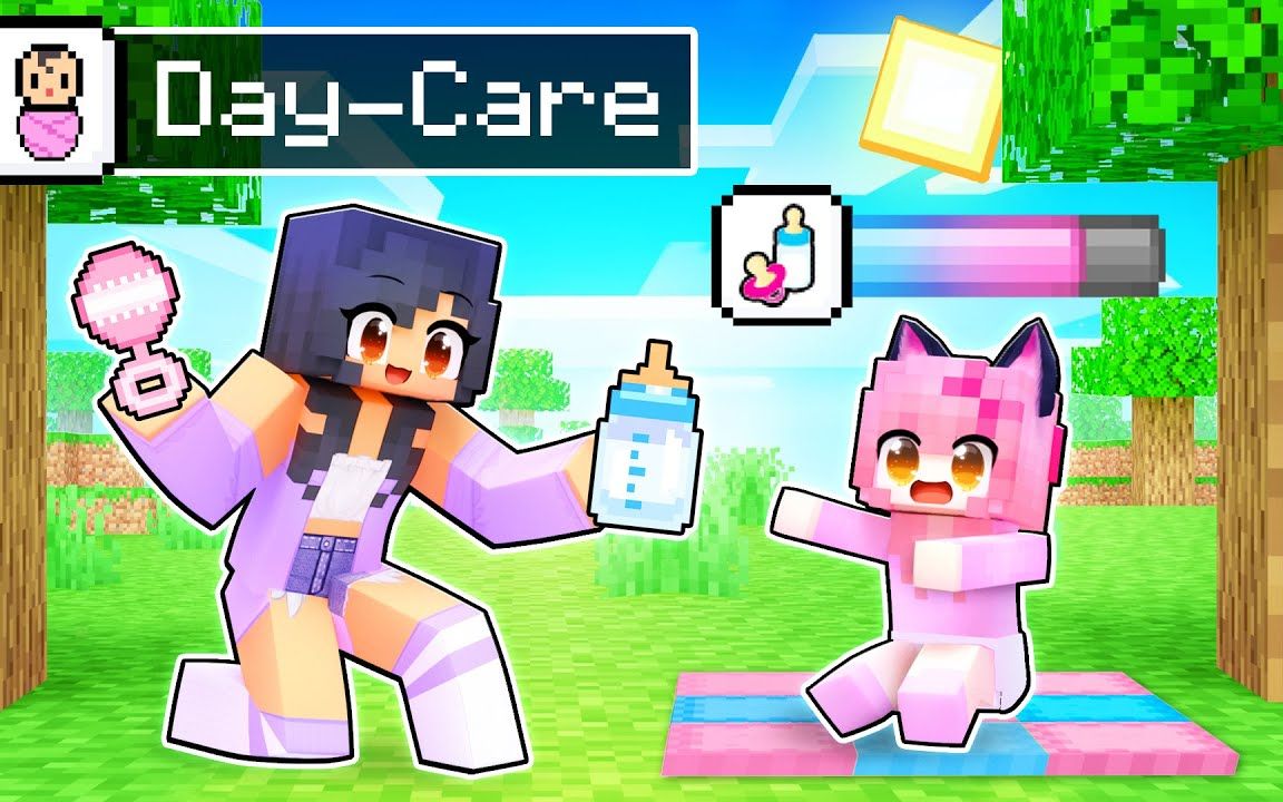 【Aphmau】我的世界|日托模组Using The DAYCARE Mod In Minecraft!