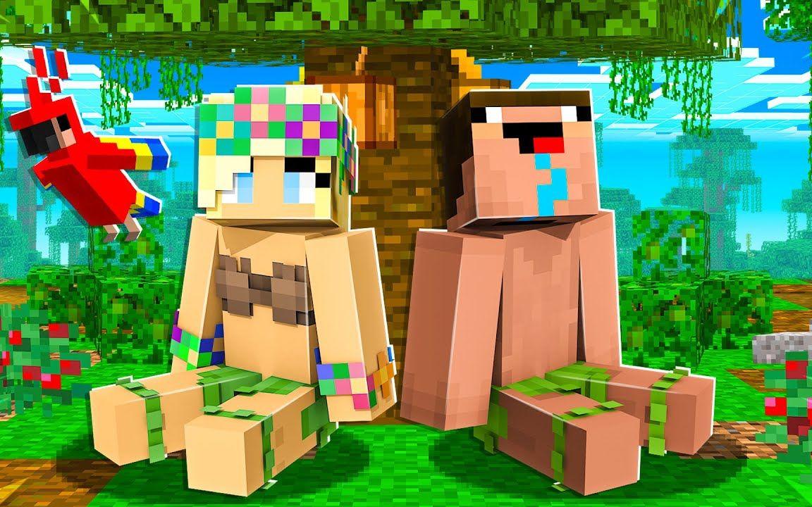 【BriannaPlayz】我的世界I Got Trapped in the Middle of the Rainforest in Minecraft...