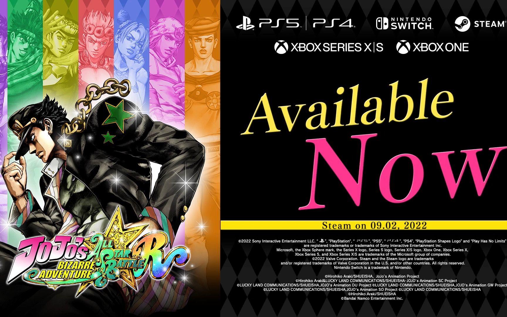 《JOJO的奇妙冒险 群星之战 重制版》发售宣传片公开