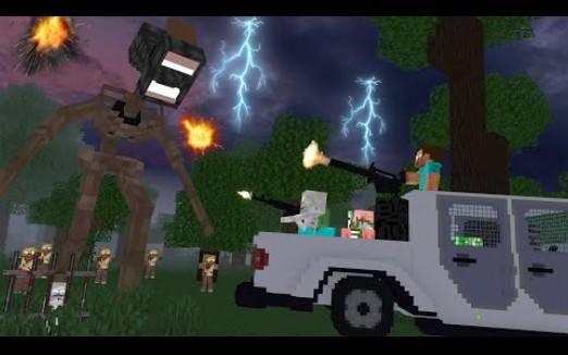 怪物学院动画:1315集丨Siren Head来袭第二部分丨我的世界动画