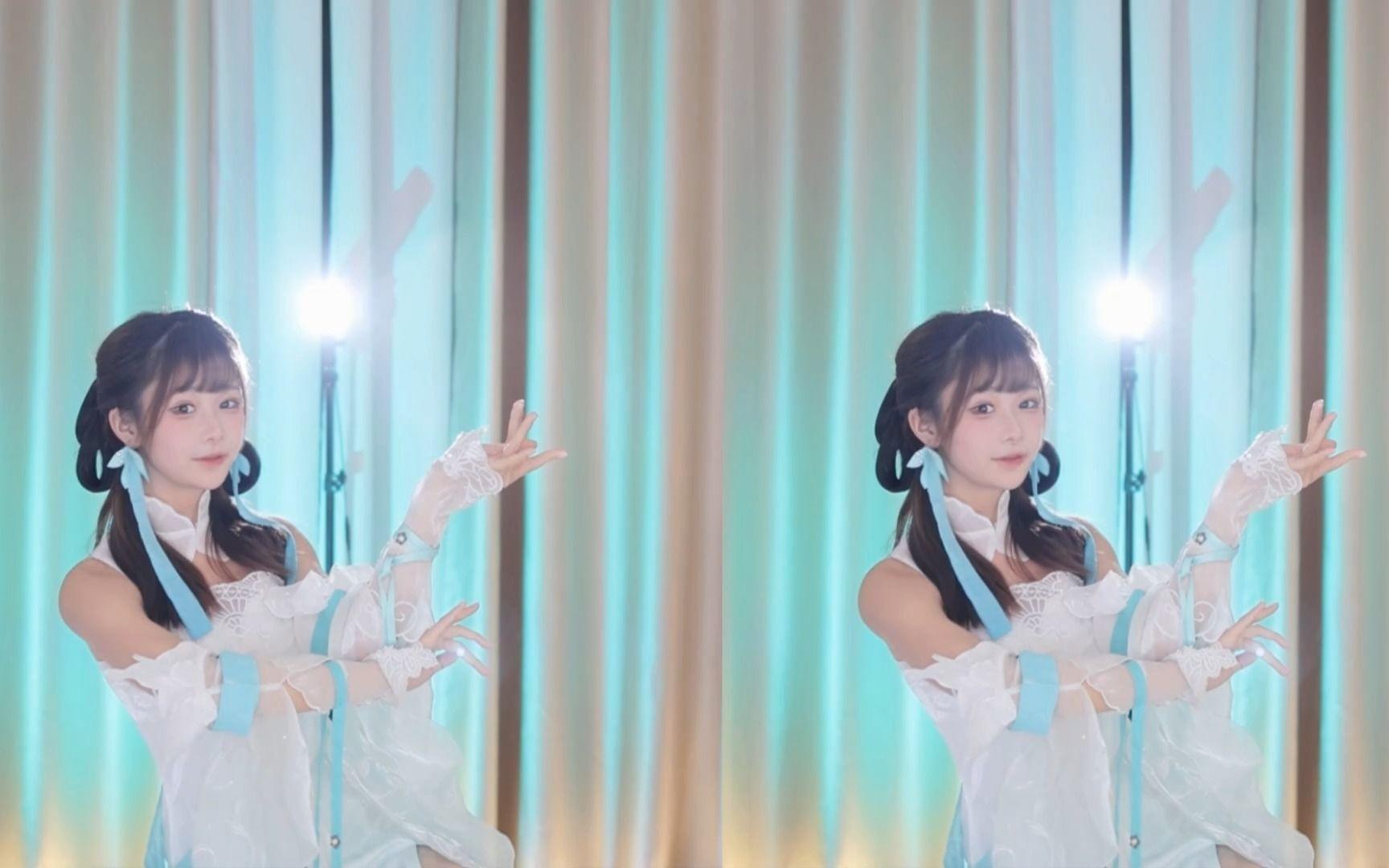 【鱼子酱】《小城谣》古风汉服套装 直播跳舞录屏