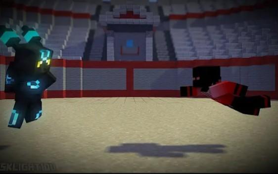 Dusklight100 vs RedEndermanDJ丨我的世界动画