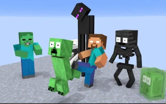 怪物学院1483集丨Thief And Run 3D Challenge-funny 我的世界动画