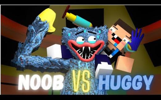 【Craftronix】MC我的世界动画丨新波比的游戏时间 VS 菜鸟! 拥抱 Wuggy 疯了! (全篇)丨我的世界动画电影