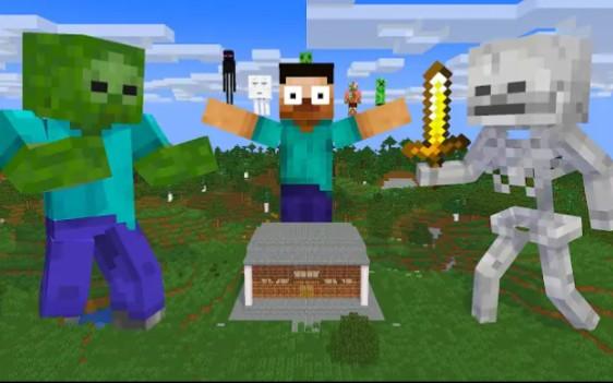 怪物学院1609集丨Evil Giant 僵尸Rush Challenge丨我的世界动画