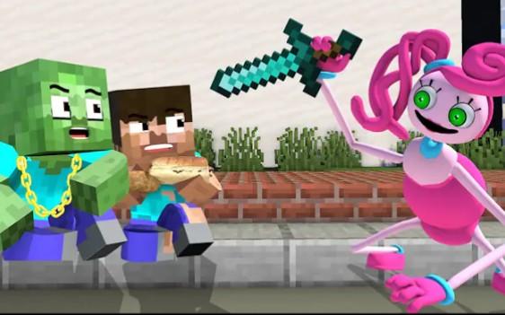 【搬运YouTube】长腿妈咪so很饿For bread丨悲伤的故事动画丨Poppy playtime 2 我的世界动画