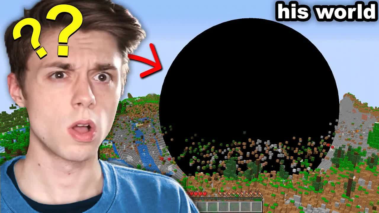 在Minecraft上用一个黑洞Mod愚弄我的朋友…