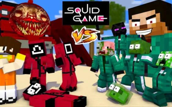 MC怪物学院动画丨Choo choo Charles vs Squid game Challenge丨我的世界动画