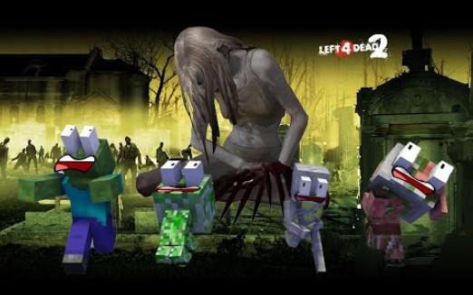 怪物学院1573集丨Horror Witch(Left 4 Dead)funny Challenge-我的世界动画