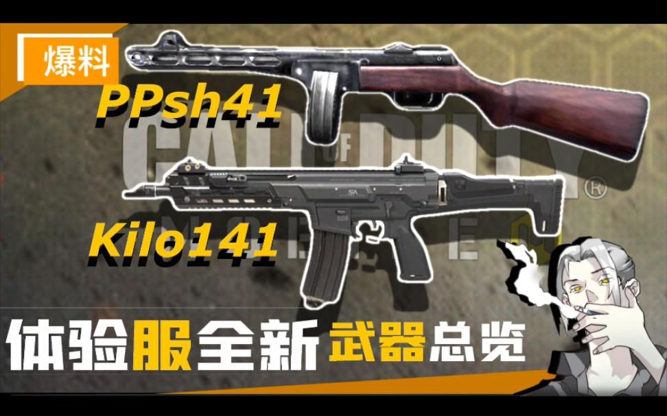 【CODM】灌伏特加，压波波莎！体验服全新两款主武器“PPsh41”“Kilo141”局内模型总览！