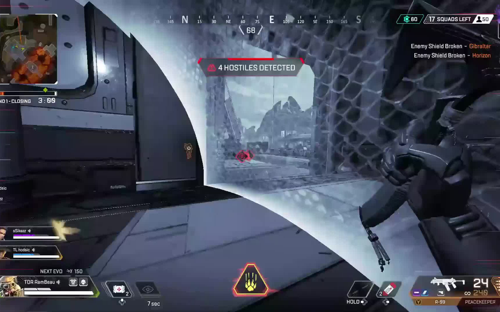 【APEX/转载】四十五秒杀七人，大师排位不留行。杀完人了拂衣去，深藏人头排名分。