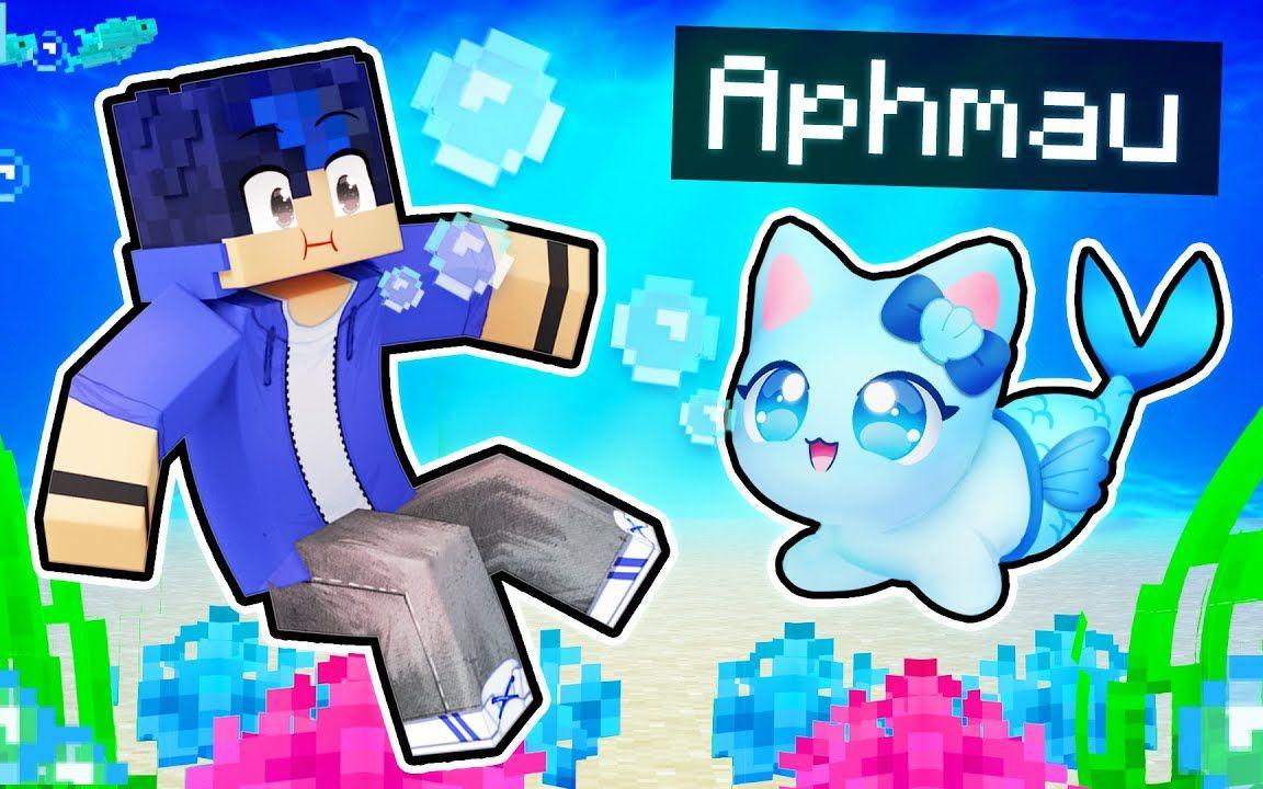 【Aphmau】我的世界|小猫鱼Playing Minecraft as a SECRET Mermaid Kitten!