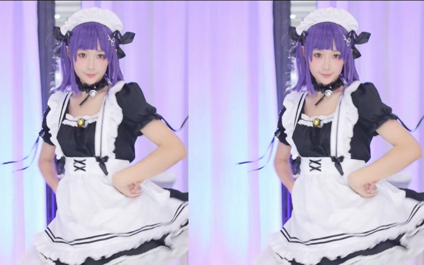 【鱼子酱】《1》女仆套装 直播跳舞录屏