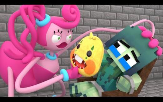 怪物学院1326集丨长腿妈咪kidnapper悲伤的故事动画丨波比的游戏时间第二章 我的世界动画