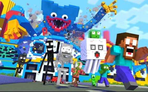 怪物学院第1798集丨Poppy playtime Rip Wither Giant huggy wuggy Apocalypse丨我的世界动画