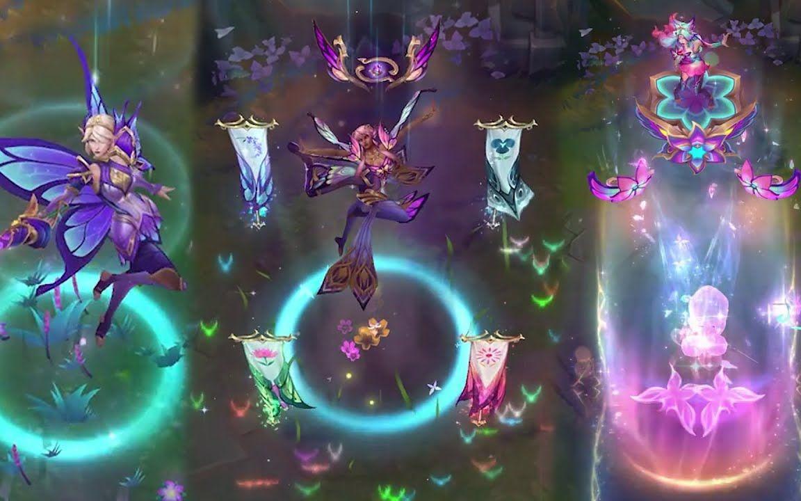 小仙子EZ！《英雄联盟》仙子之庭系列皮肤预览