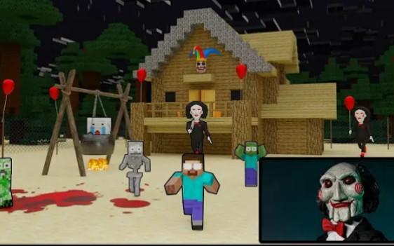 MC怪物学院动画丨木偶恐怖挑战 BILLY丨我的世界动画