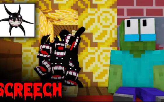 怪物学院第1751集丨Screech roblox Doors Horror Challenge丨我的世界动画