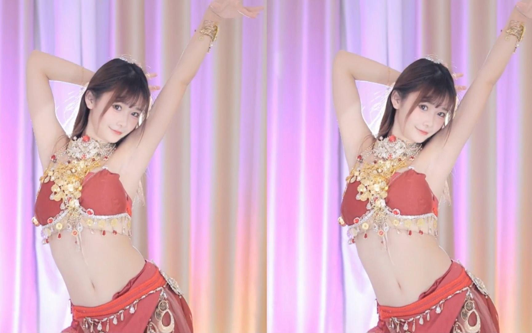 【鱼子酱】《绝世舞姬》异域舞娘套装 直播跳舞录屏