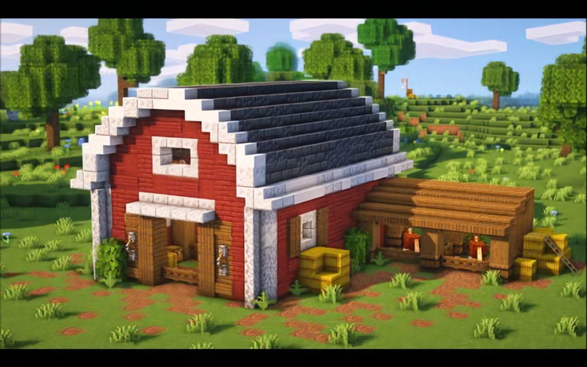 【Minecraft】建造一座谷仓