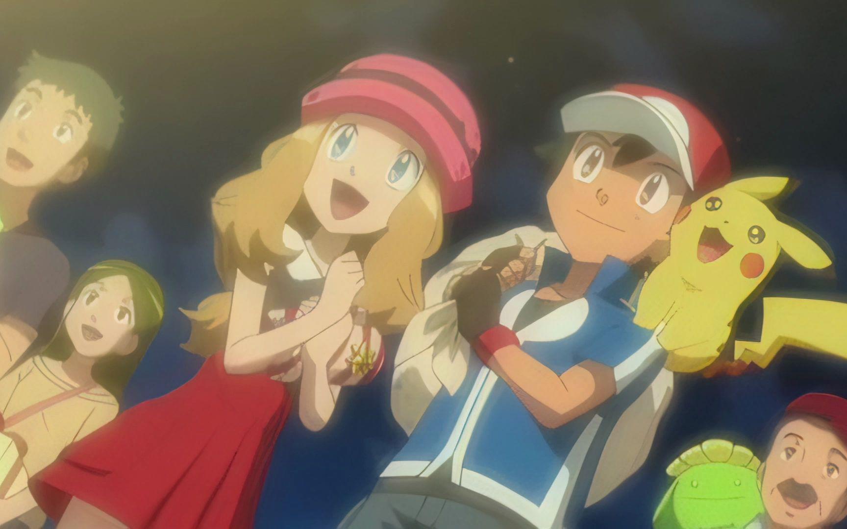 【混剪】小智×瑟蕾娜 女声版《Pokeom gotta catch em all》截图