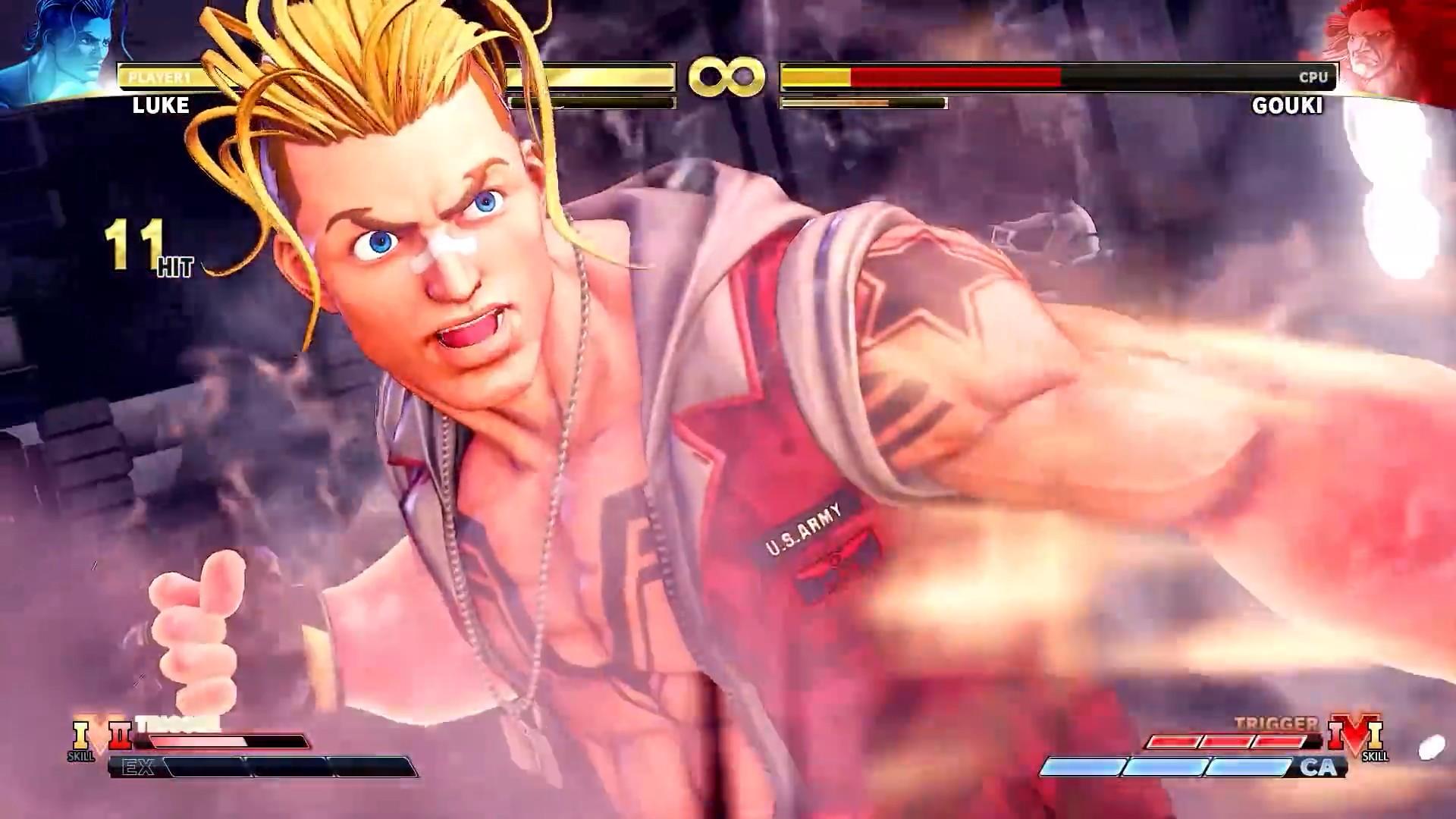 《街霸5 冠军版》Luke 连续技视频