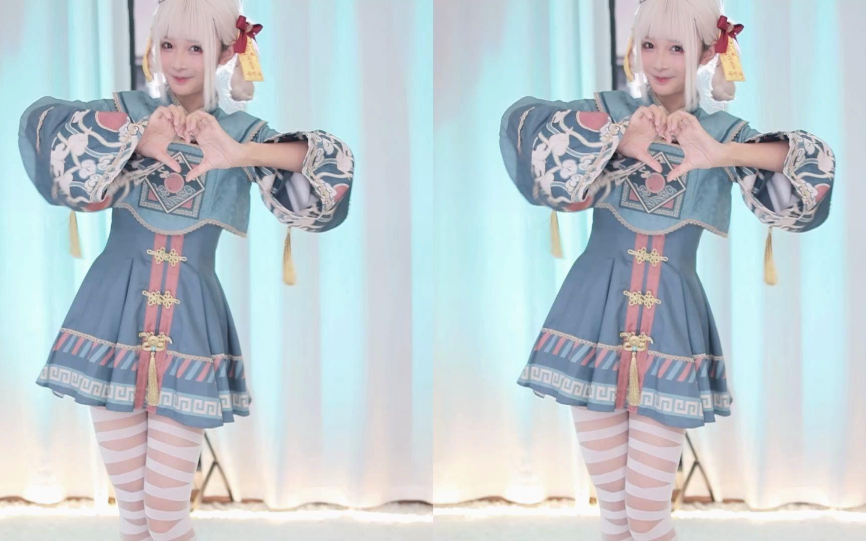 【鱼子酱】《2》小僵尸套装 马赛克画质 直播跳舞录屏