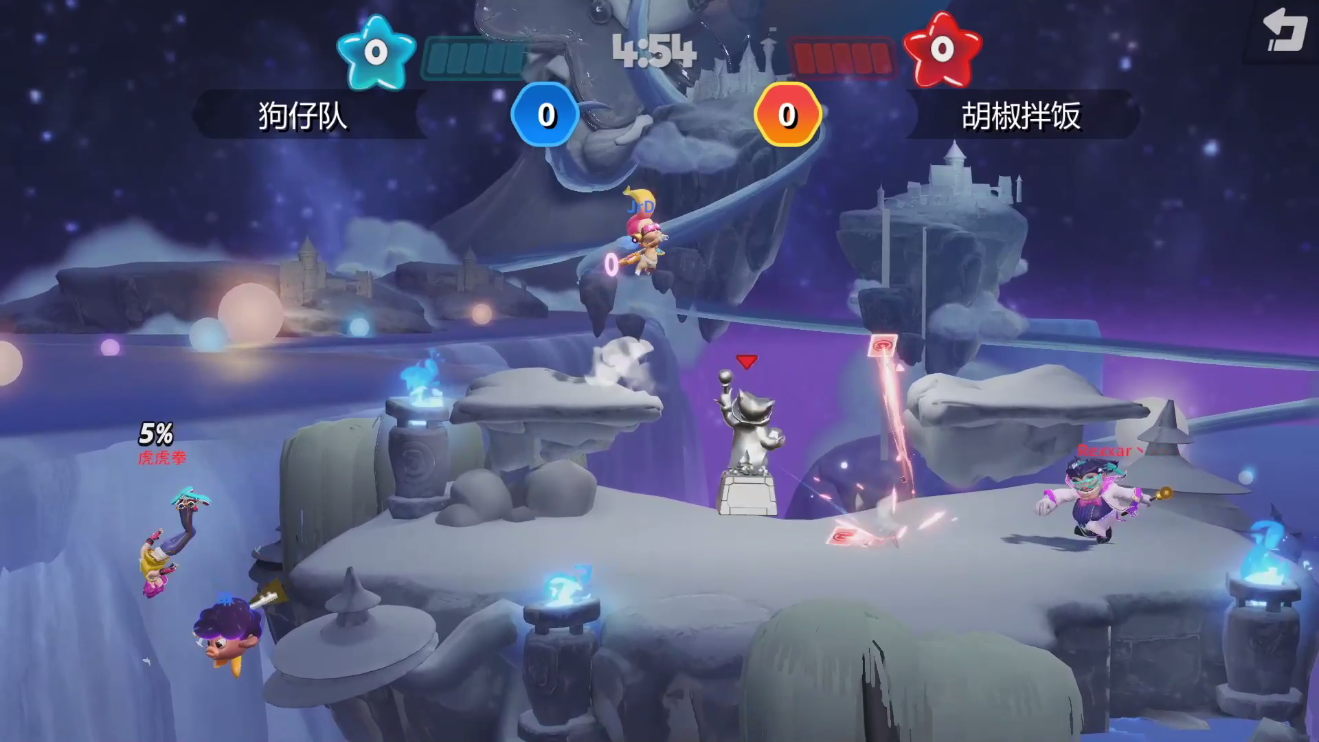 赛事|腿部挂件争夺战DAY1胜者组第二轮 狗仔队 VS 胡椒拌饭