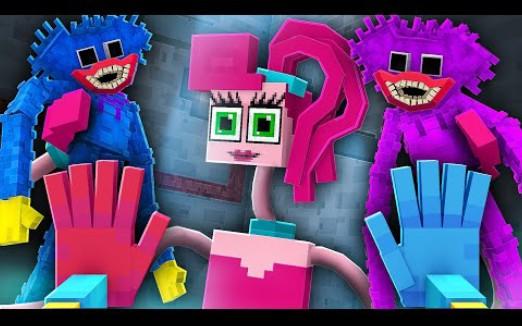 怪物学院动画:长腿妈咪欺负huggy和kissy丨Poppy playtime 2 我的世界动画 父亲节快乐