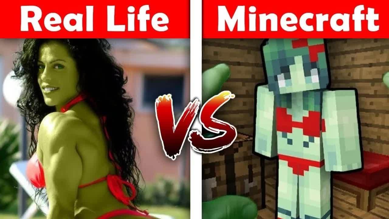 在现实生活中的现实MINECRAFT ~ IRL动画最佳集前5名MINECRAFT MINECRAFT现实生活