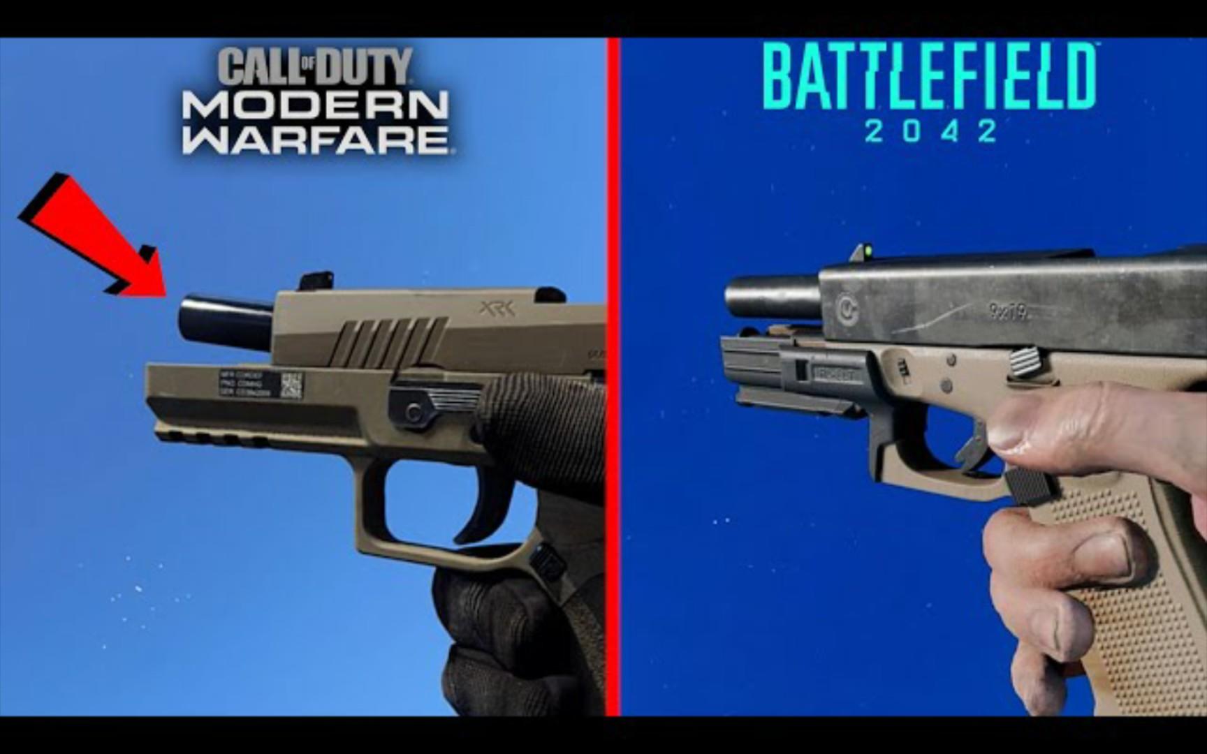 使命召唤:现代战争 VS  战地2042-游戏细节对比