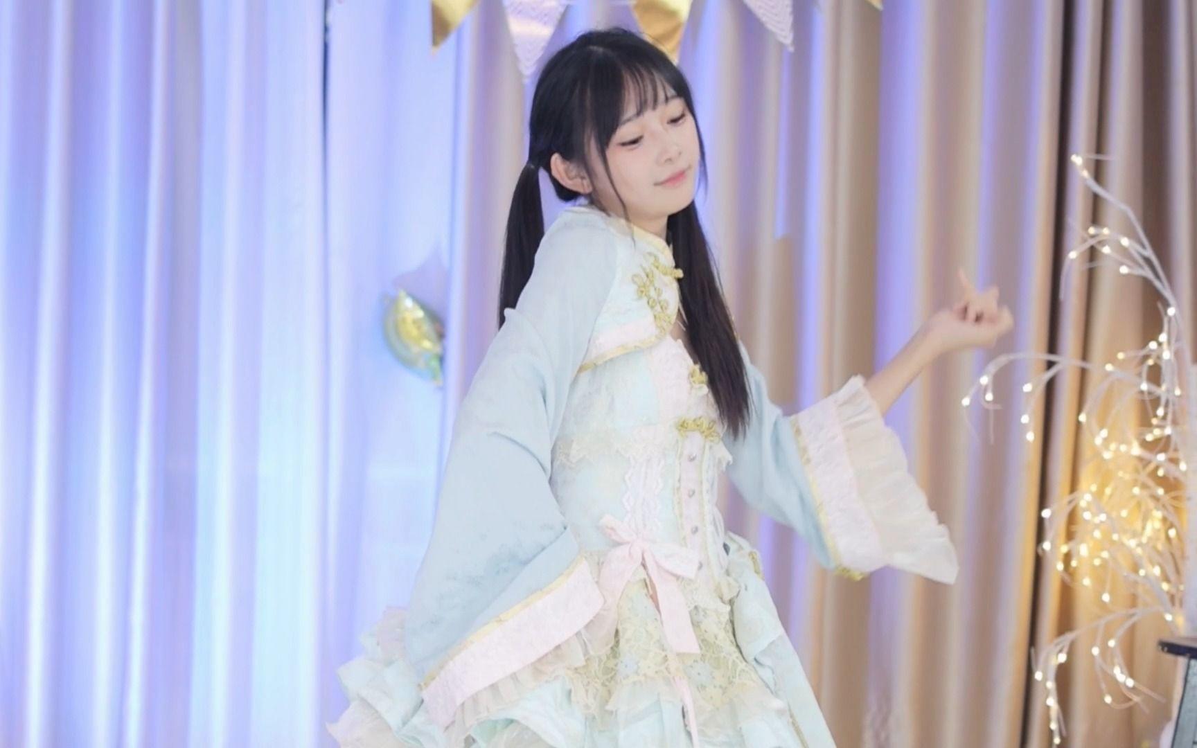 【鱼子酱】《3》中华风洛丽塔打歌服套装 直播跳舞录屏