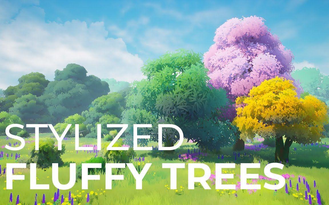 UE5创建风格化蓬松的树【UE5教程】截图