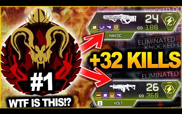 【APEX/转载】世一猎Slayers的电充太强了，团队32杀截图