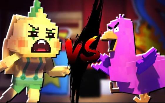 [搬运YouTube]【ghostBlock】opila Vs bunzo bunny but it's Street Fighter丨我的世界动画