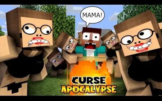 MC怪物学院动画丨Ugly Love Curse Apocalyse-Funny我的世界动画
