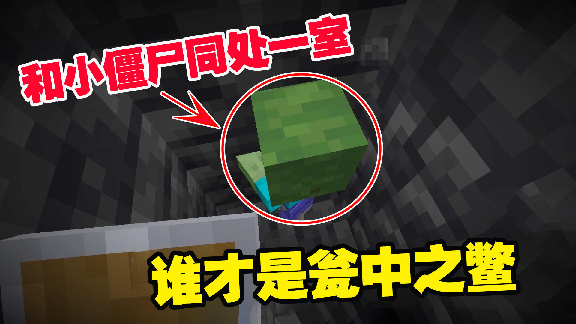 我的世界极限生存2：和小僵尸同处一室，谁才是瓮中之鳖