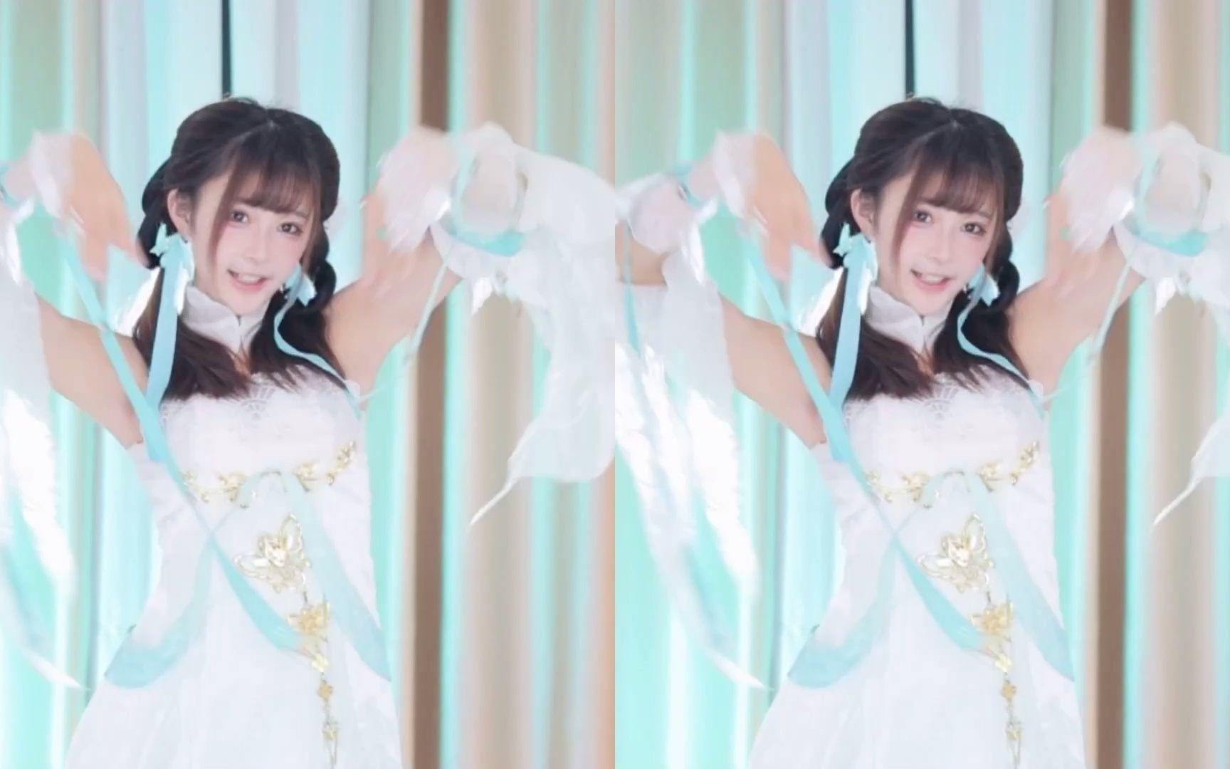 【鱼子酱】《大喜》古风汉服套装 直播跳舞录屏