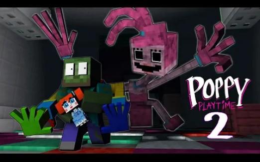 怪物学院动画:1290集丨Poppy playtime 2长腿妈咪丨我的世界动画