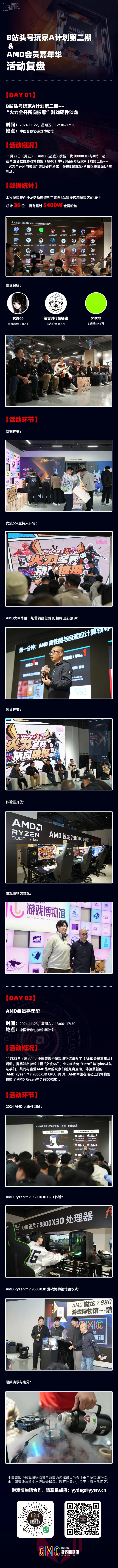B站头号玩家A计划第二期 &amp; AMD会员嘉年华活动圆满结束