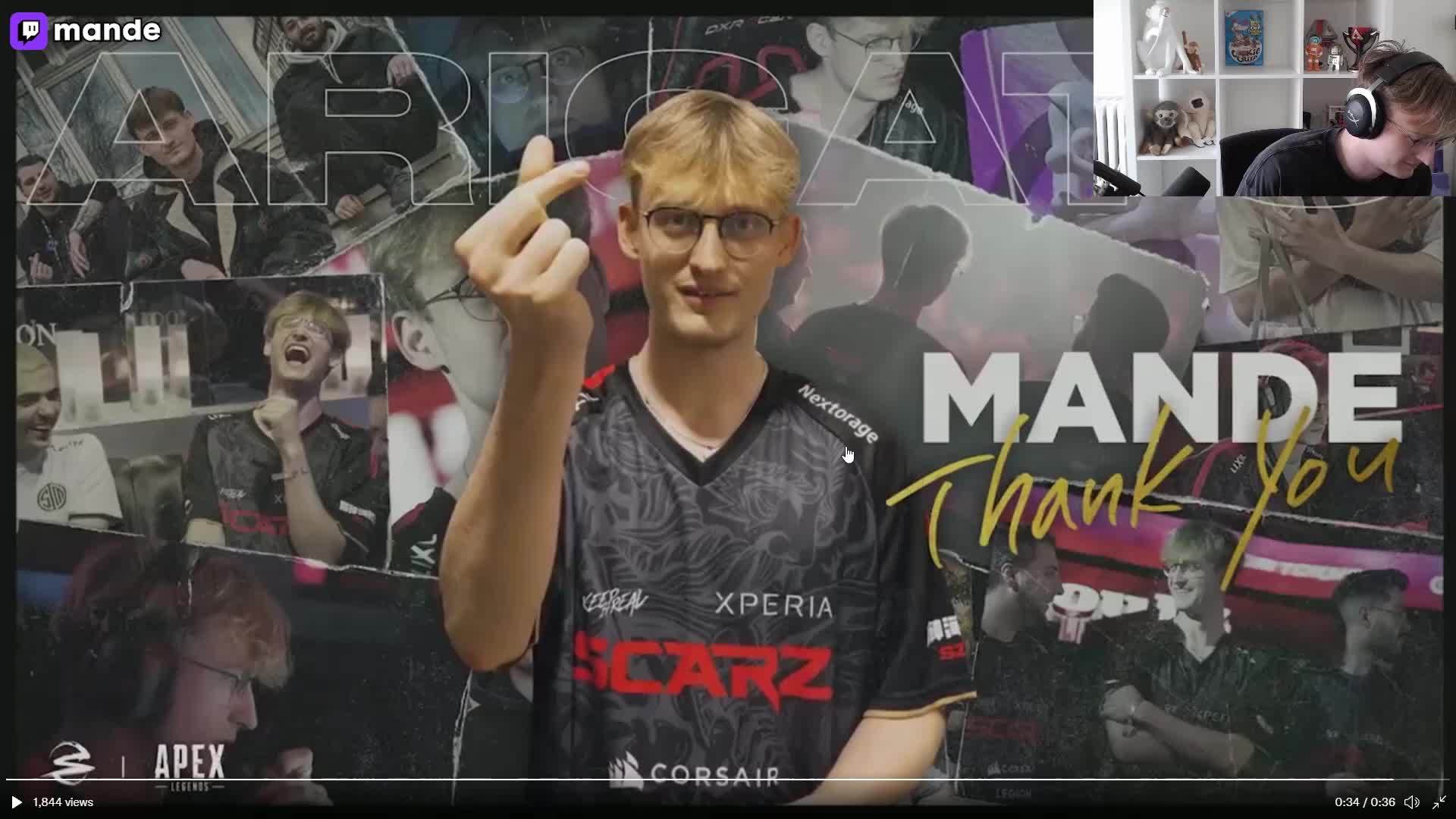 【APEX/转载】mande官宣离开SCARZ并且要休息一段时间