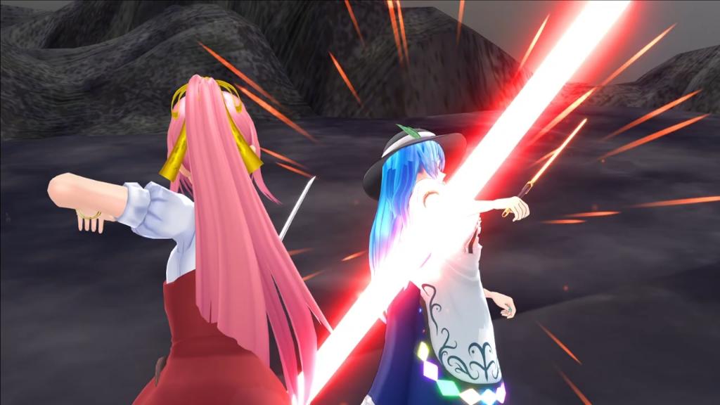 【东方MMD】比那名居天子VS绵月依姫