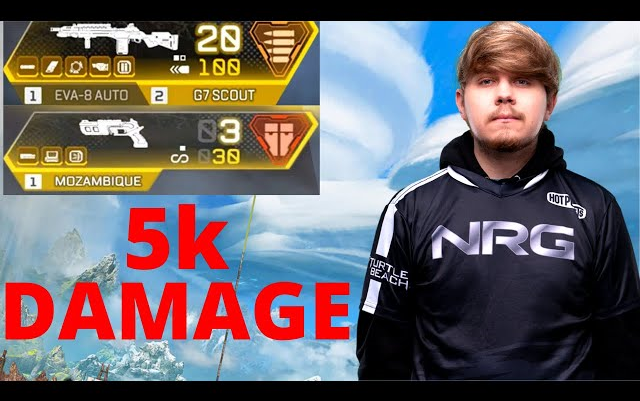 【APEX/sweetdreams】sweet使用金g7和金莫桑比克打出5k伤害