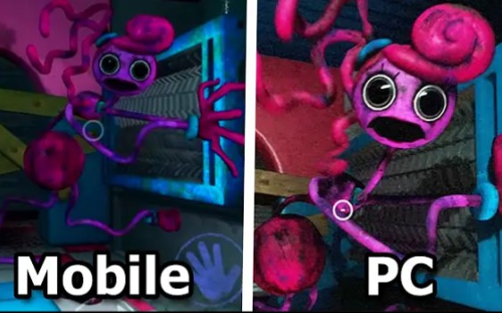 【搬运】Mobile对比PC 长腿妈咪Death Comparison丨Poppy playtime 2 Mobile