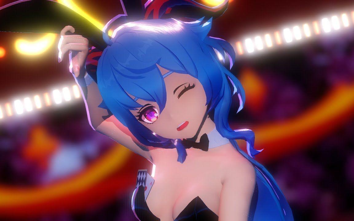 【原神MMD】兔子洞【甘雨】【搬运】截图