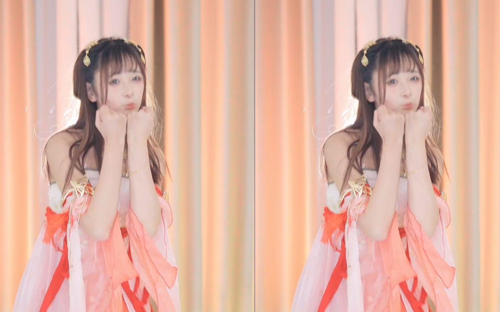 【鱼子酱】《恭喜发财》古风汉服套装 直播跳舞录屏