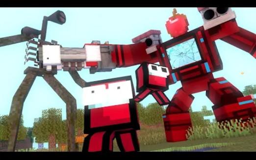 怪物学院1339集丨Siren Head vs 我们之间第三部分-我的世界动画