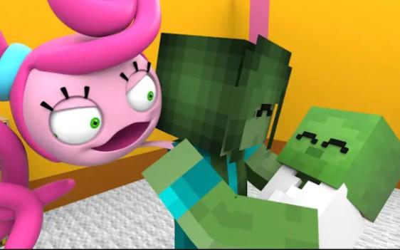 怪物学院1565集丨My mom is 长腿妈咪-悲伤的故事Sad story丨我的世界动画