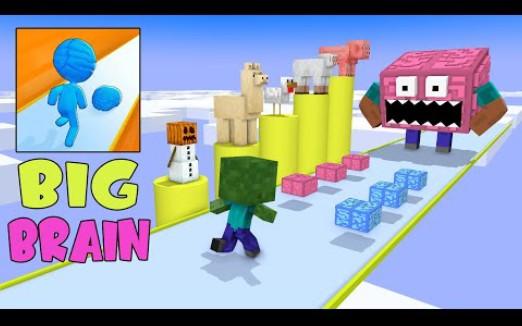 怪物学院1394集丨Big Brain Run challenge丨我的世界动画